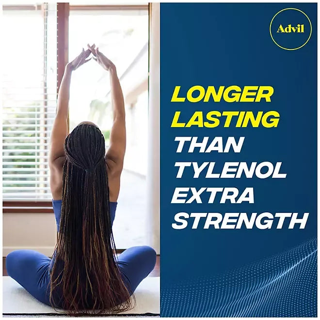 Advil Liqui-Gels Pain Reliever and Fever Reducer, Ibuprofen 200mg Capules, 240 ct