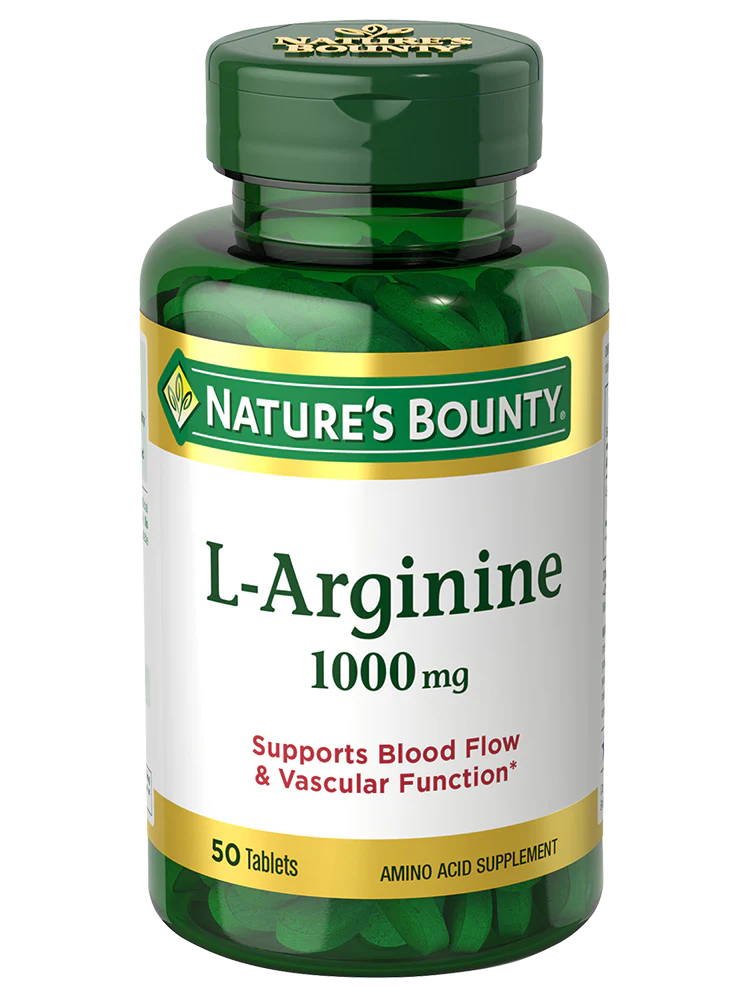 Nature’s Bounty L-Arginine 1000mg, 50 Tablets