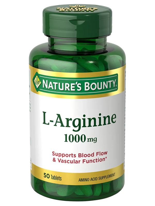 Nature’s Bounty L-Arginine 1000mg, 50 Tablets Nature's Bounty