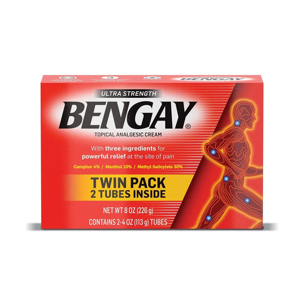Bengay Ultra Strength Pain-Relieving Cream, 4 oz., 2 pk Vitamins Depots
