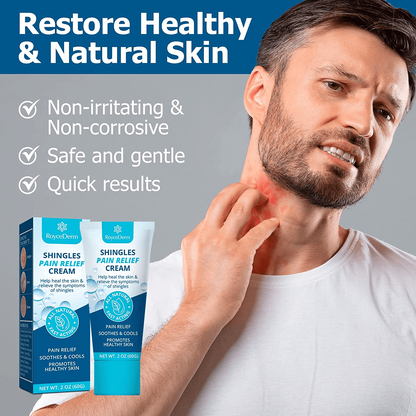 Roycederm Herpes Cream, Relief Cream for Herpes Suffers, Gentle Treatment for Sensitive Skin- 60g