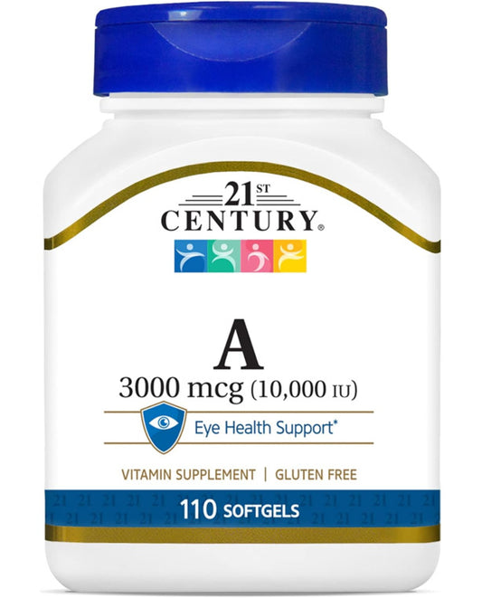 21st Century A 10, 000 I.U. Softgels, 110 Count