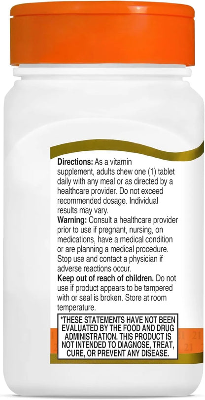 21st Century C-500 Orange - 110 Chewable