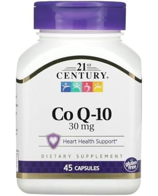 21st Century Co Q10 30 mg Capsules, 45 Count 