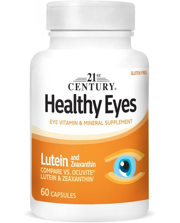 21st Century Healthy Eyes Lutein and Zeaxanthin Capsules, 60 Count 