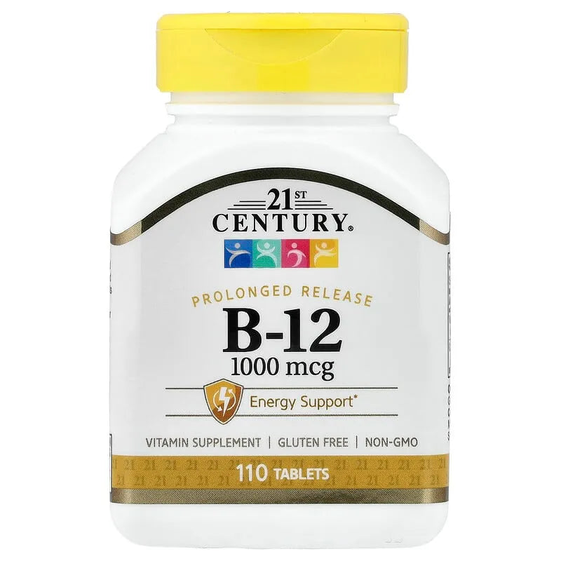 21st Century B-12 1,000 mcg, 110 Prolonged Release Tablets