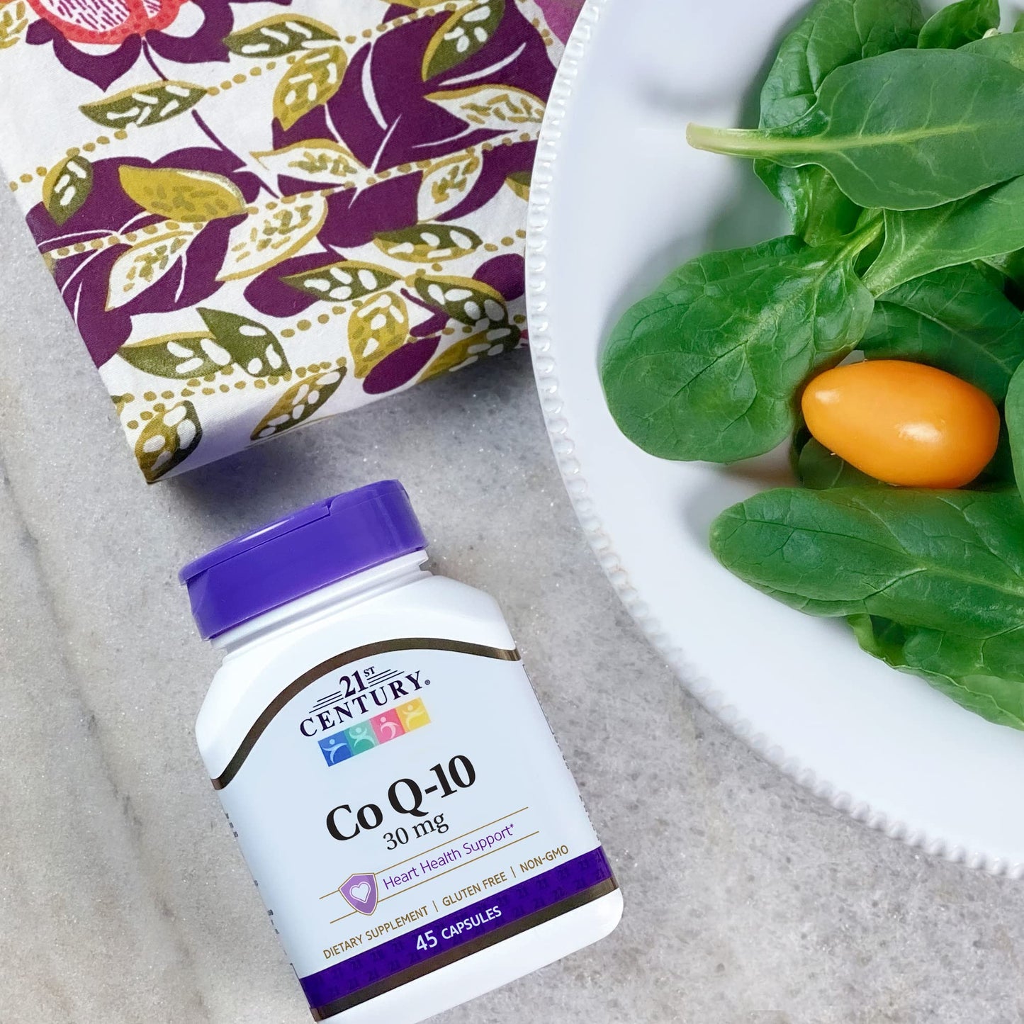 21st Century Co Q10 30 mg Capsules, 45 Count