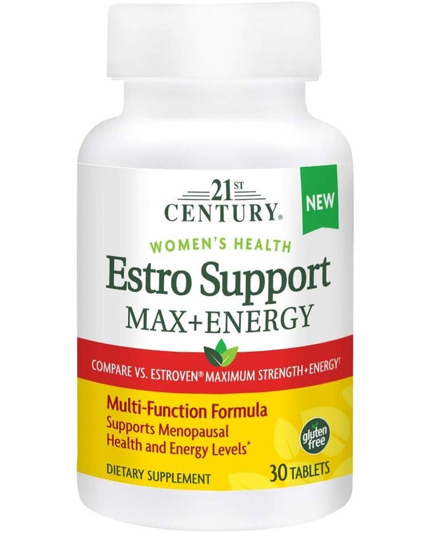 21st Century Estro Support Max + Energy, 30 Count | Vitamins Depots ...