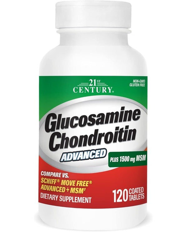21st Century Healthcare Glucosamine Chondroitin Advanced 120 Tabs