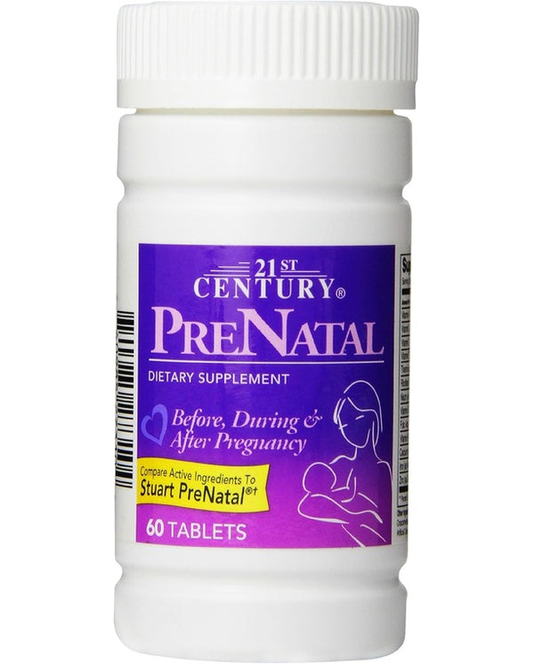 21st Century Prenatal Tablets, 60 Count (Pack of 2)
