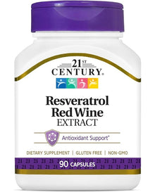 21st Century Resveratrol Red Wine Extract
Capsules, 90Count
