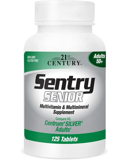 21st Century Sentry Senior Tablets, 125-Count 
