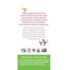 Wellements Organic Baby Liquid Supplement, Relieves Constipation, 4 Oz, 2-Pack Wellements