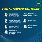 Advil Pain Reliever and Fever Reducer with Ibuprofen 200mg for Headache, Backache - 10 Coated Tablets Advil