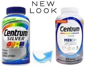 Centrum Men 50+ Multivitamin Tablet Age 50 and Older 275ct