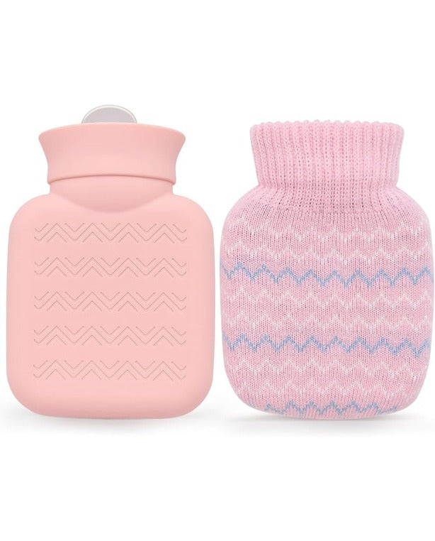 320ml Hot Water Bottle with Knited Cover