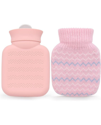 320ml Hot Water Bottle with Knited Cover