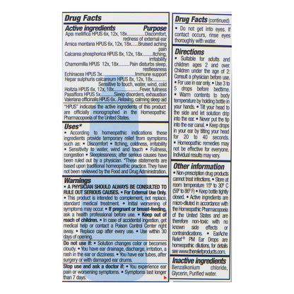 The Relief Products® EarAche Relief® PM Ear Drops, 0.33 oz