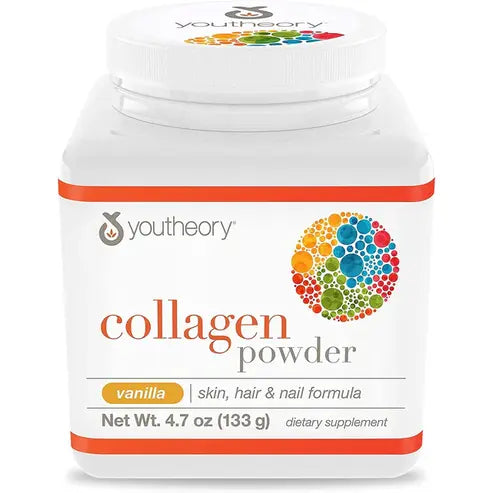 Youtheory Vanilla with Biotin Collagen Powder, 4.7 Oz