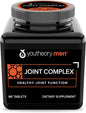 Youtheoery Joint Complex for Men with Boswellia, Ginger, Turmeric, & UC-II Collagen, 60 Tablets