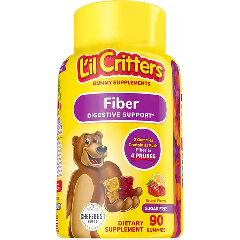 L'il Critters Kids Fiber Gummy Bears Supplement, 90 Count