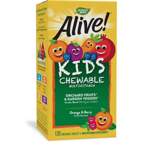 Kids Chewable Multivitamin, Gluten Free, 120 Chewable Tablets