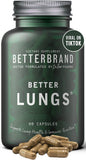 BetterLungs Daily Respiratory Health Supplement (60 Capsules) | with Vitamin D, Elderberry, Ginseng, Mullein, and Reishi Mushroom | for Lung Health, Allergy, Sinus, and Mucus Relief