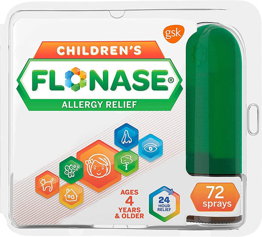 Children's Allergy Relief Nasal Spray, Non Drowsy Allergy Medicine - 72 Spray