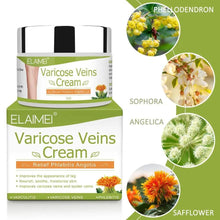 Varicose Veins Cream Eliminate Varicose Veins and Spider Veins, Improve Blood Circulation, Relieve Pain and Itching of Legs (1.76 OZ) ELAIMEI