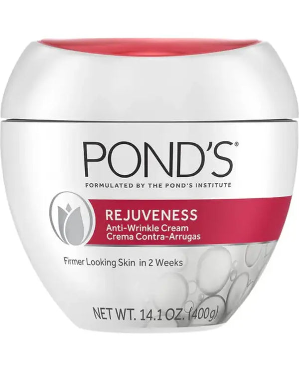 Pond's Anti-Wrinkle Face Cream Anti-Aging Moisturizer With Alpha Hydroxy Acid and Collagen 14.1 oz Pond's