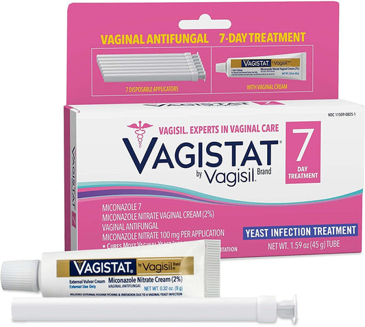 Vagisil Day Yeast Infection Treatment for Women, Helps Relieve External Itching and Irritation, Contains 2% External Miconazole Nitrate Cream