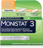 MONISTAT-Day Yeast Infection Treatment Suppositories + Itch Relief Cream, 7 Piece Set