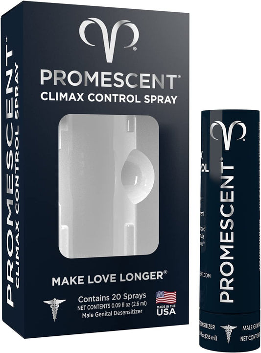 Desensitizing Delay Spray for Men Clinically Proven to Help You Last Longer in Bed - Better Maximized Sensation + Prolong Climax for Him, 2.6 ml