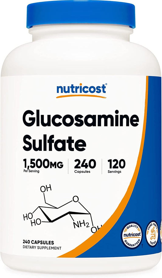 Nutricost Glucosamine Sulfate 750mg, 240 Capsules