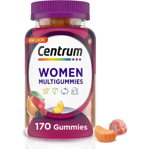 Centrum Multivitamin/Multimineral with Vitamin D3, B Vitamins & Antioxidants Assorted Fruit Flavor for Women 170