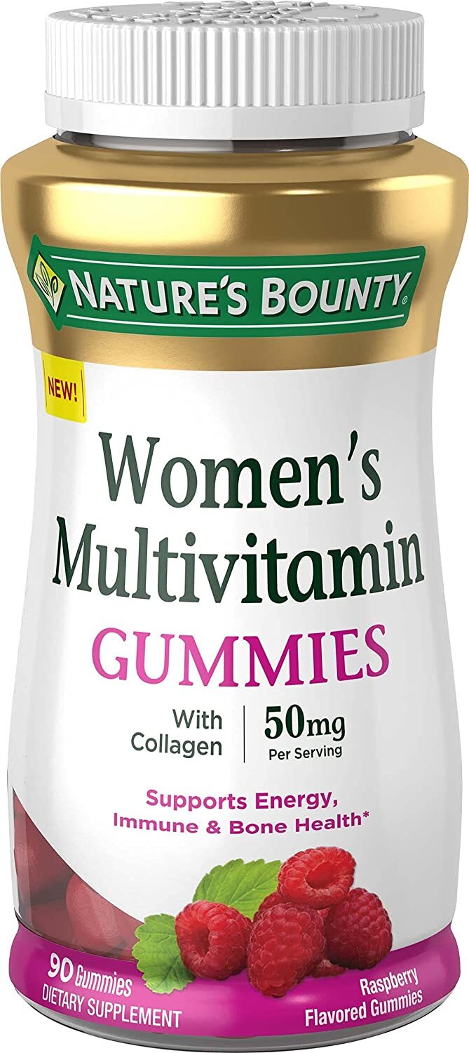 Nature's Bounty Women Multivitamin by Nature's Bounty, Vitamin Supplements for Adults, Fruit Flavored, 90 Gummies