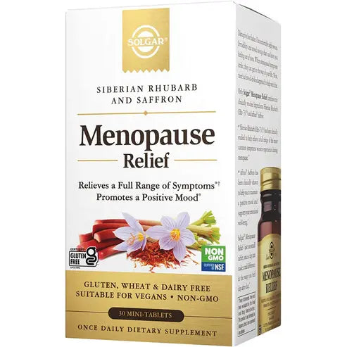 Solgar Menopause Relief - 30 Tablets - Helps Relieve Hot Flashes, Exhaustion, Irritability, Sleep Disturbances & More