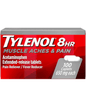 Tylenol Hour Muscle Aches & Pain Acetaminophen Tablets for Muscle & Back Pain, 100 Count