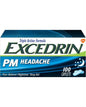 Excedrin PM Sleep Aid with Headache Relief Caplets for Nighttime Headaches and Sleeplessness - 100 Count