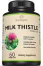 Premium Milk Thistle Complex - Supports Healthy Liver Function - Detox & Cleanse - Powerful Milk Thistle Extract & Seed Powder - Standardized Silymarin Content - 60 Milk Thistle Tablets