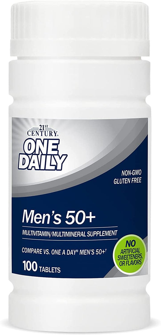 21st Century One Daily Men's 50+ Tablets, 100 Count