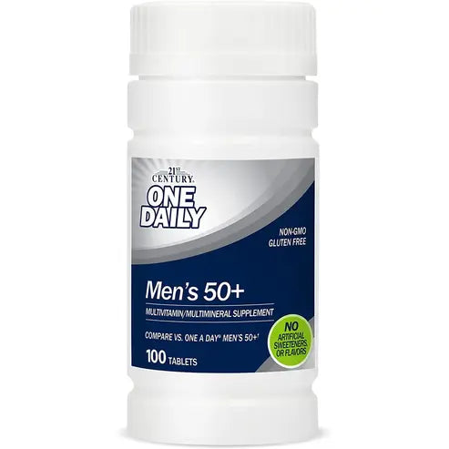 21st Century One Daily Men's 50+ Tablets, 100 Count