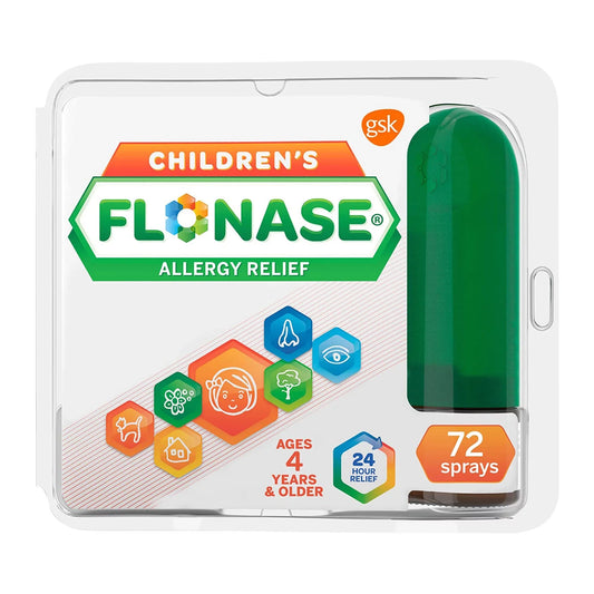 Flonase Children's Allergy Medicine for 24 Hour Relief Metered Nasal Spray, 72 Sprays