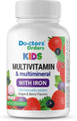 Doctors Orders Multivitamin & Multimineral with Iron Chewables for Kids – Vegetarian – Gluten Free Vegetarian – Great Tasting - Natural Flavored Pectin...