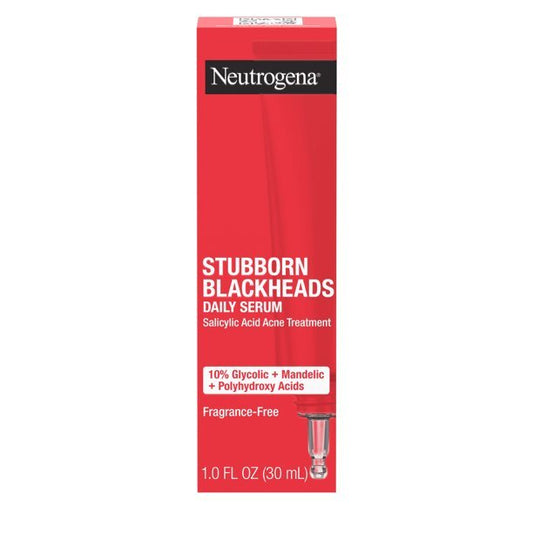 Neutrogena Stubborn Blackheads Daily Acne Facial Serum, 1 fl. oz