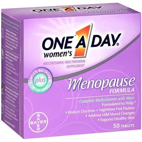 ONE A DAY  Menopause Multivitamin with Vitamin A, Vitamin C, Vitamin D, Vitamin E and Zinc for Immune Health Support