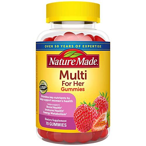 Nature Made Multivitamin  For Her Daily Nutritional Support, 70 Gummies, 35 Day Supply