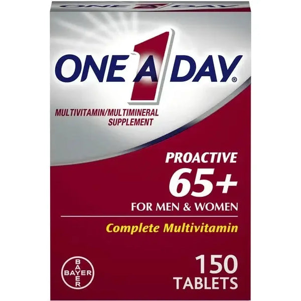 One A Day Proactive 65+ Multivitamin Tablets for Men and Women, 150ct One A Day