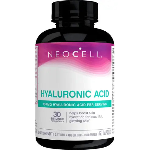 NeoCell Hyaluronic Acid, Helps Boost Skin Hydration, Fights Collagen Depletion 60 ct