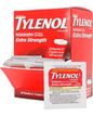 Tylenol Extra Strength 50 Pouches of 2 Caplets Each